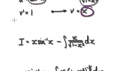 Video 1927 - Integrate arcsin x