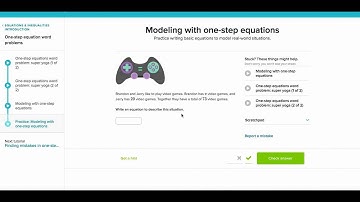 Modeling equations 2