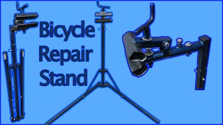Κατασκευή βάσης επισκευής ποδηλάτου | Homemade Foldable bicycle repair stand (First in Youtube !!)