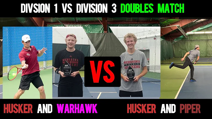 Division 1 vs Division 3 Tennis Doubles Match Play