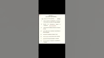 Kumaun University M.Sc. Zoology Sem 3 Chordata question paper 2024 #edit #india #trending #shorts