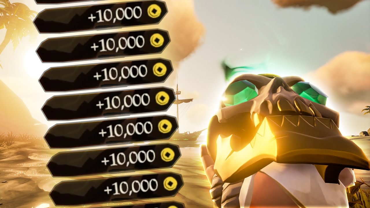 Stacking the RAREST Loot in Sea of Thieves YouTube