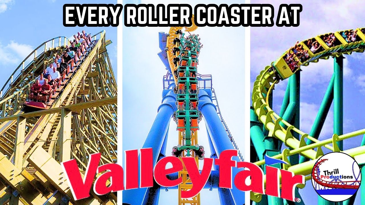 Every Roller Coaster at Valleyfair! (2024 Edition)