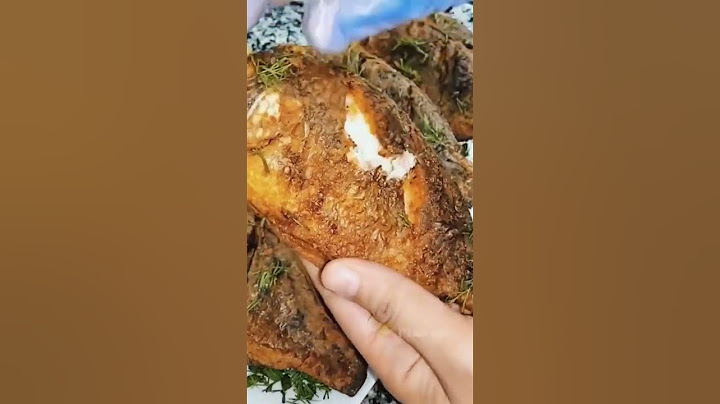 السمك المقلي والذ تتبيله بدون مايشرب زيت 😋
