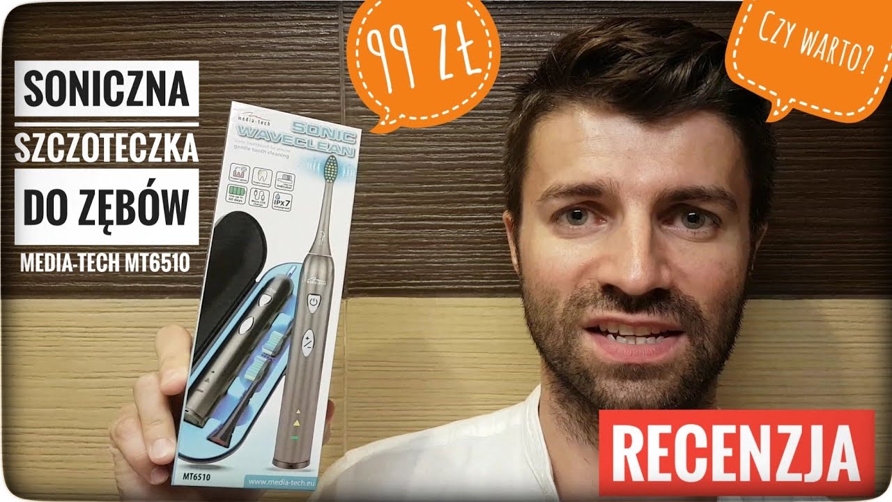 Szczoteczka soniczna SONIC WAVECLEAN MT6510 i zapasowe końcówki TOOTHBRUSH HEAD MT6511 | ForumWiedzy