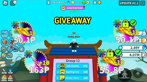 MAKING SHINY++ EXOTIC | PUSH TOWER | GIVEAWAY SPECIAL 1,5K SUBS in weapon fighting simulator Noob!!!