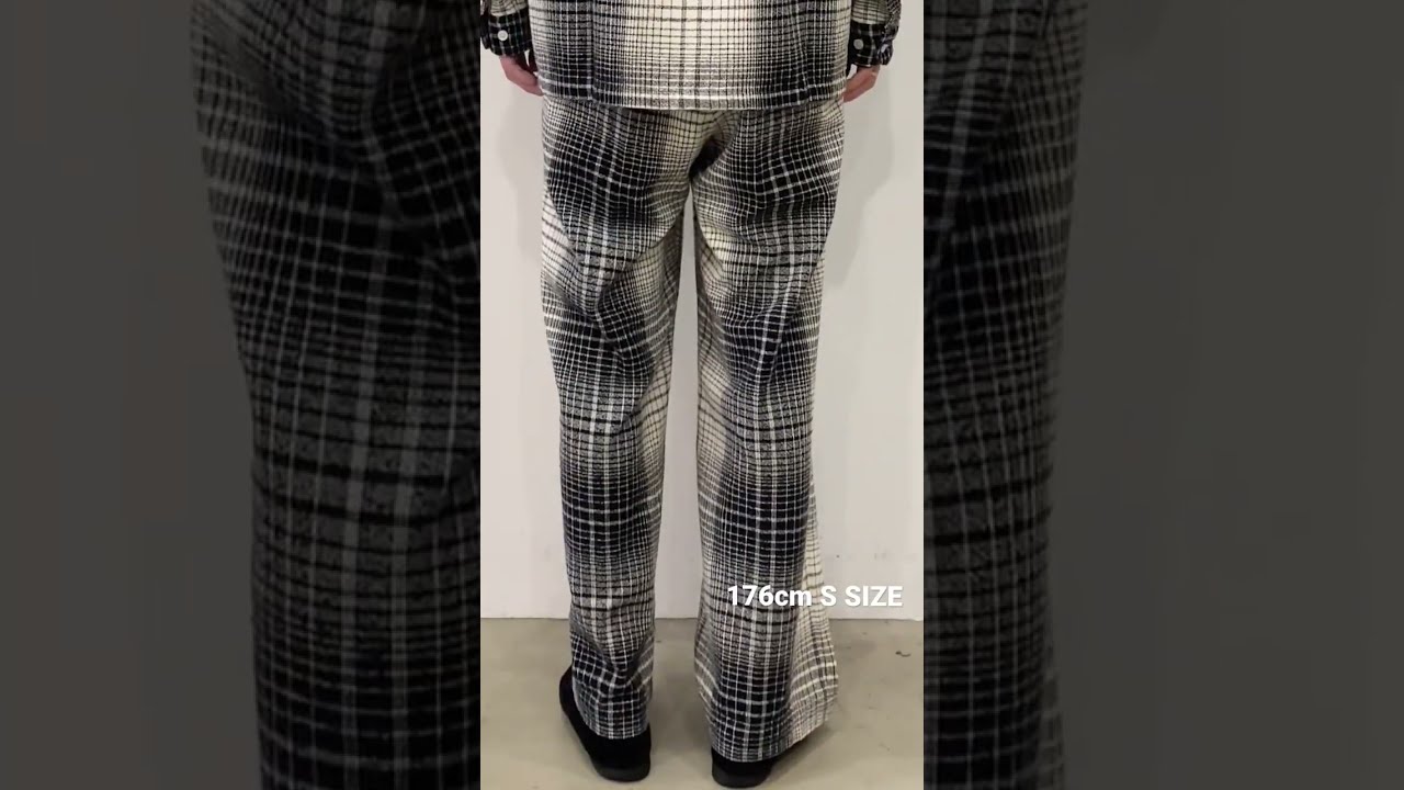 パンツ COOTIE Ombre Check 2 Tuck Easy Pants COOTIE / Ombre Check 2 Tuck Easy Pants 通販 正規代理店