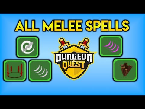 Where To Get All Melee Spells Physical Damage Dungeon Quest Roblox Youtube - roblox dungeon quest all physical spells