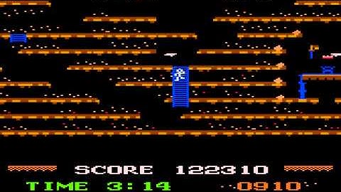 Atari 8-bit/5200 Mountain King (K-Byte / CBS Electronics) - level 8 longplay