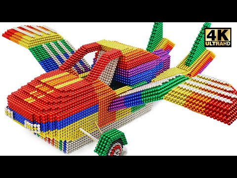 DIY - How To Make Flying Car From Magnetic Balls (Satisfying) | Magnet World Series