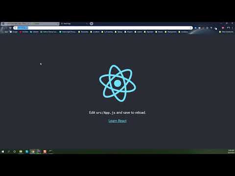 React 16.8 setup, up and running with node 12.9