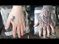 Fbi tattoo london timelapse  freehand cover up for dan