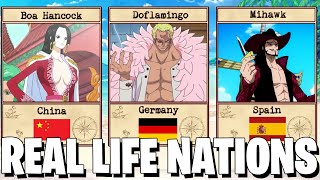 Real Life Nationalities in ONE PIECE