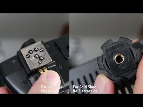 What Is A Hot Shoe vs Cold Shoe On DSLR/Mirrorless Camera?