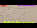 vecteurs dans lespace..........math de 1bac sm et sx