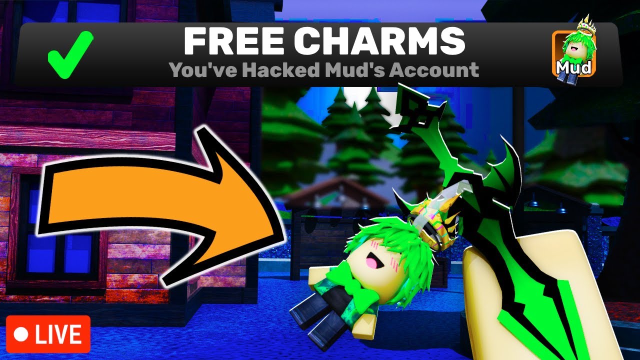 🔴FREE MUD CHARMS... (Roblox Rivals Live) - YouTube