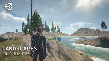 Build beautiful landscapes in Unity Terrain  | Procedural Worlds