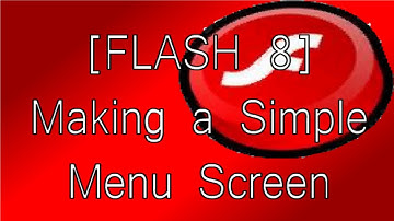 [Flash 8] Making a Simple Menu Screen