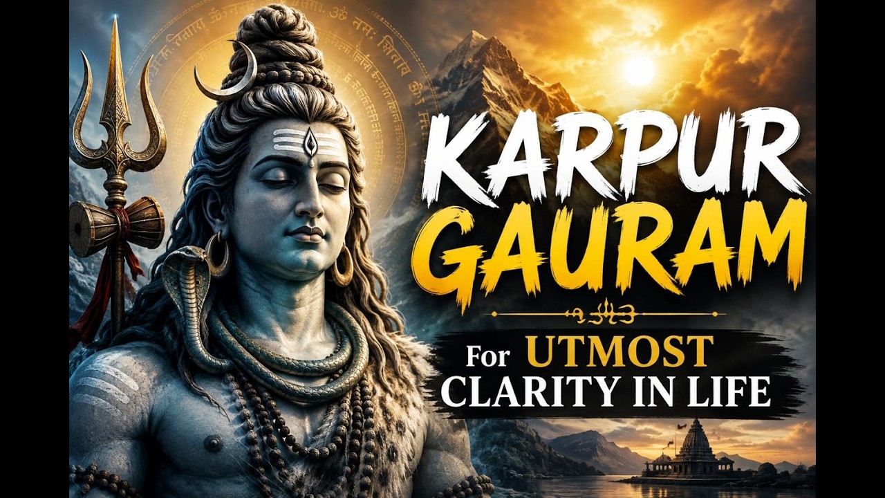 Karpur Gauram | Shravan Maas 2026 |  Shriram iyer | Gitika Bansal |Morning Meditation | Shiva Mantra 