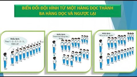 Biến Đổi Đội Hình Từ Một Hàng Dọc Thành Ba Hàng Dọc Và Ngược Lại | Đội Hình Đội Ngũ | Thể Dục Lớp 2