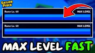 How To Level Up Runes FAST In Sailor Piece (Roblox)