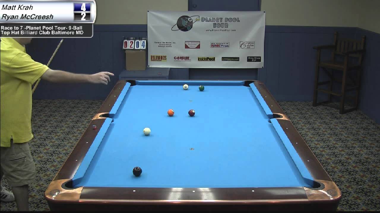 Matt Krah vs Ryan McCreesh Set 1 at Top Hat Cue Club YouTube