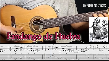 [Tab] Fandango de Huelva_flamenco guitar tutorial