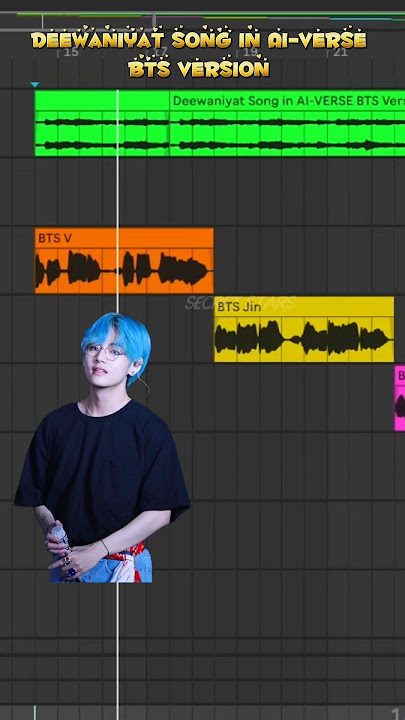 Deewaniyat Song In (Multiverse of ai) BTS  Version #aisong #shorts #bts #kpop #btsarmy #btsshorts