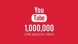 My most popular video hitting 1 million views