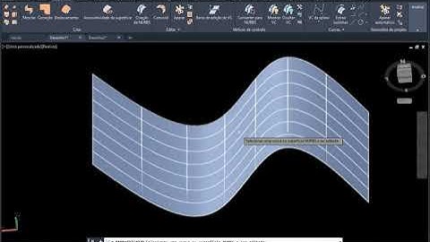 Editar Superfície NURBS AutoCAD