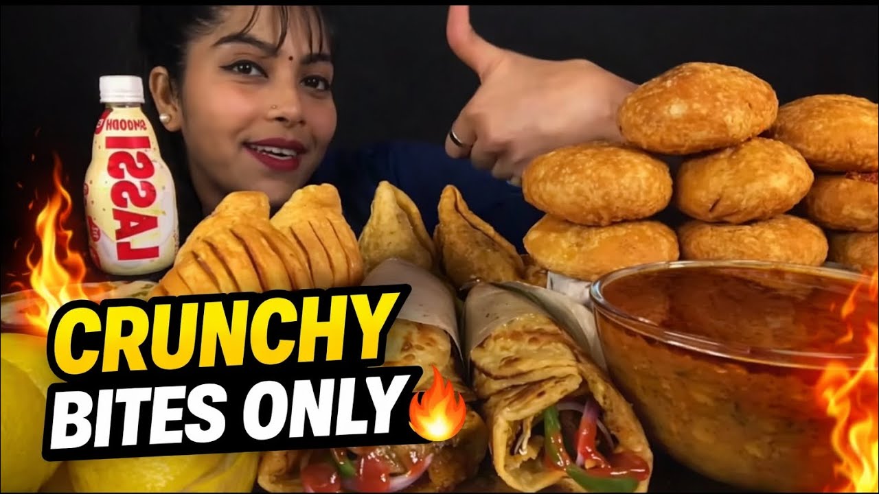 CRUNCHY BITES ONLY 🔥 | Ultimate Street Food Mukbang Eating Show