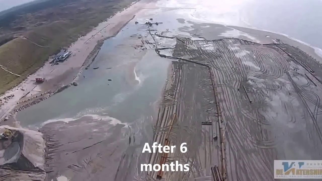 Beach Nourishment Camperduin' Holland - YouTube