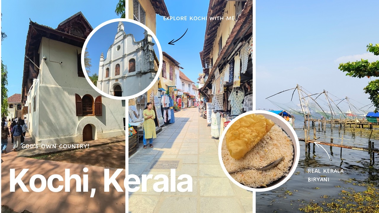 Kerala Travel Vlog, 2 Days in Beautiful Kochi | Budget Travel Itinerary | Ernakulam & Fort Kochi |