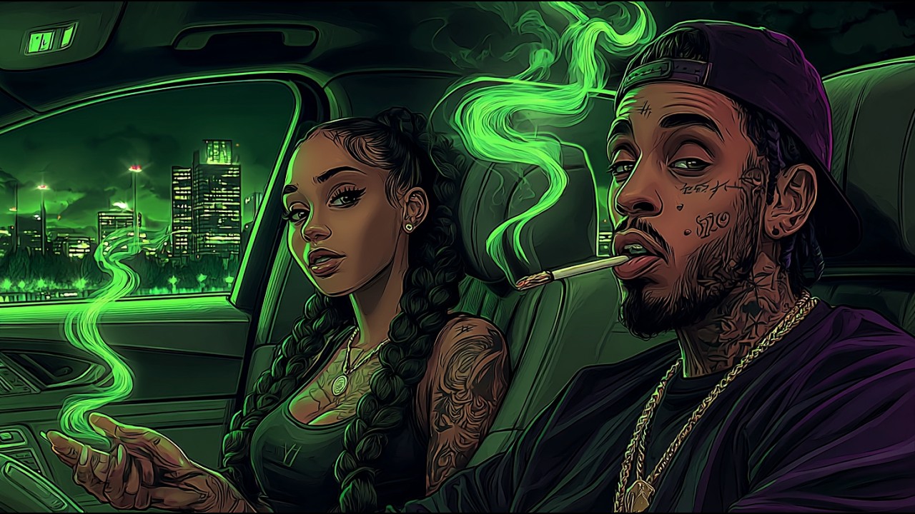 Bluesy Hip-Hop Night Ride 🌙 | Chill Rap & Late Night Drive Vibes | Slow Kush Radio