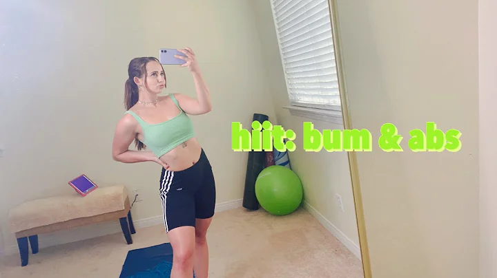 booty & abs HIIT workout (can be done with no equi...