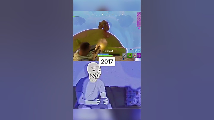 Fortnite 2017 vs 2023