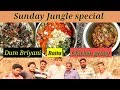 Special chicken dum biryani raita and chicken gravy making