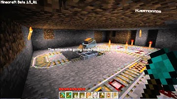 Automtic Storage Minecart System + Explanation (Minecraft Beta 1.5) HD