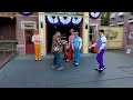 Disneyland - "The Dapper Dans" on Main Street, USA, with a special guest.