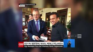 Egy Maulana Vikri Bertemu Wakil Menlu Polandia