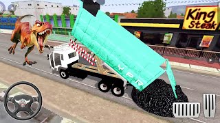 Bussid Mitsubishi Fuso Dump Truck Driving - Bus Simulator Indonesia Mod - Android Gameplay screenshot 4
