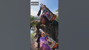 PC VS Mobile Legendary MAC 10 codm #shorts