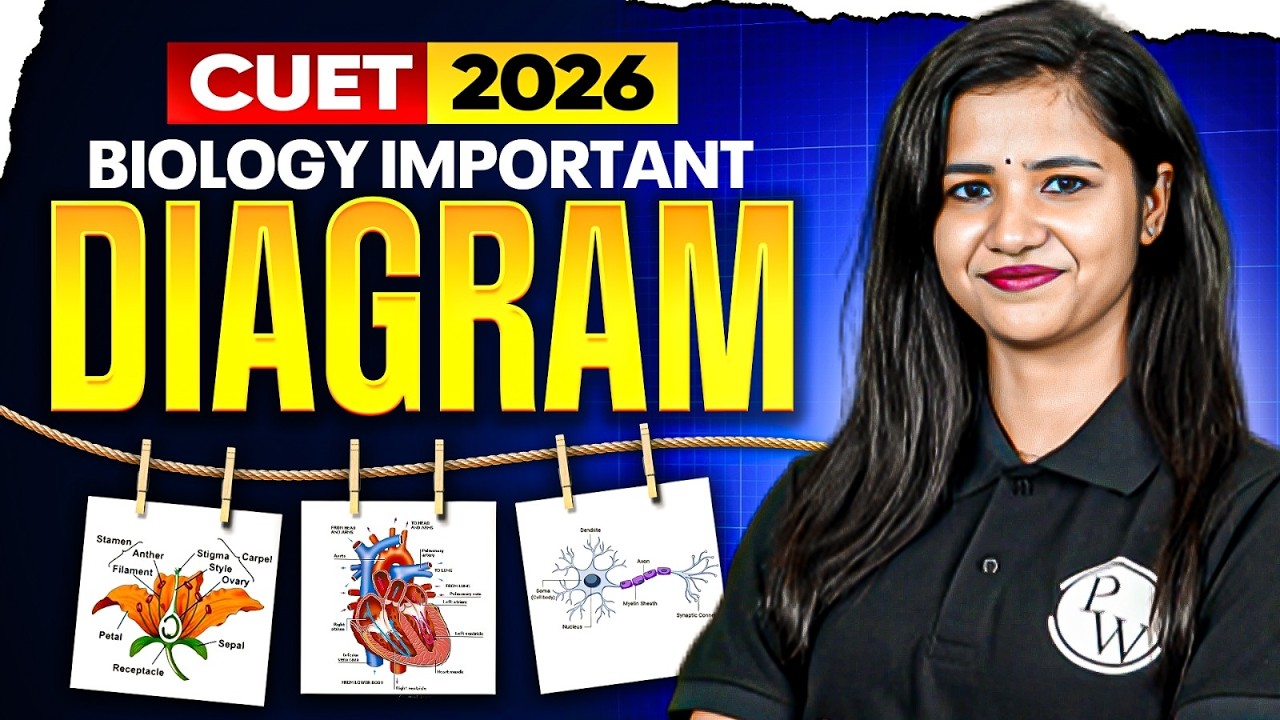 CUET 2026 | Biology Important Diagram | CUET 2026 Preparation - YouTube