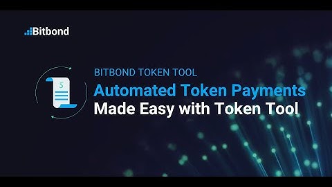 How to Easily Automate Token Payments — Bitbond