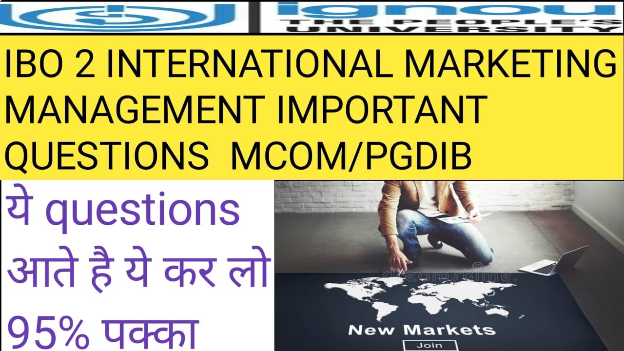 ibo 02 important questions 2021.ibo 2 ignou mcom ये पक्का आएगा एग्जाम ...