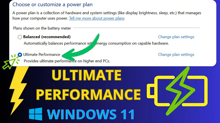 How to Enable Ultimate Performance mode in Windows 11