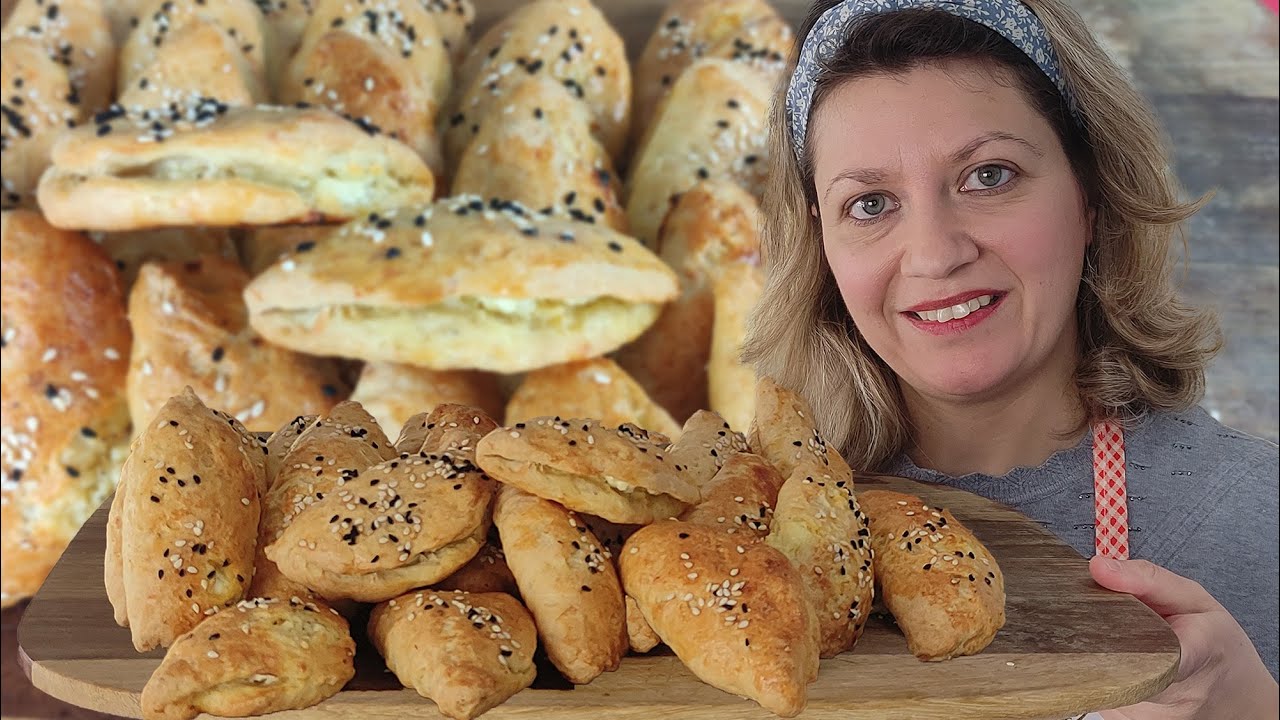 Τυροπιτάκια Κουρού με γιαούρτι | Χωρίς μίξερ - Χωρίς Πλάστη -  Έτοιμα σε 10΄ λεπτάκια