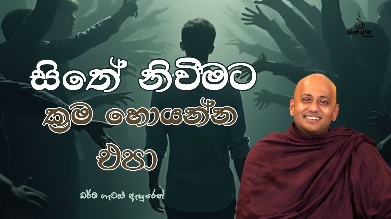 සිතේ නිවීමට ක්‍රම හොයන්න එපා - Ven Aluthgamgoda Gnanaweera Thero | නිහඬ අරණ
