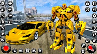 Fighting Robot Car Jet Transformation Robo Game | New Flying Robot Car 2020 Game - Android Gameplay screenshot 2