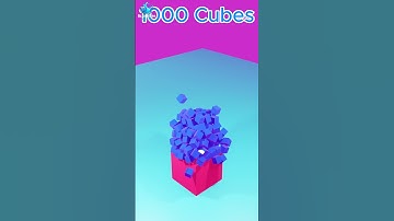 Cubes simulation#blender #simulation #satisfying #shorts #3danimation #blender3d